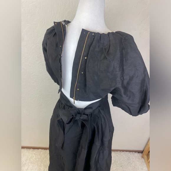 Aje Mimosa Cut Out Midi Dress in Black size AU 6, US 2 - Picture 13 of 13